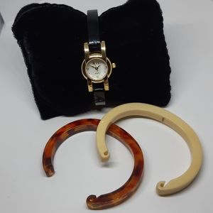 Kenneth Jay Lane Vintage 3 Piece Watch